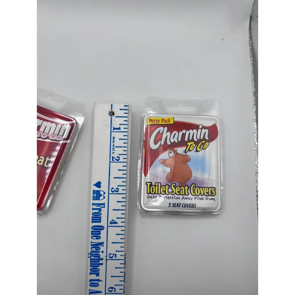 Charmin To Go Toile Seat Covers Lot Of 2 5CT Packs Sealed 2002 Purse Travel